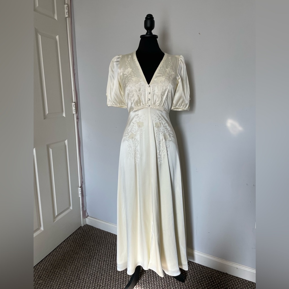 SALONI Silk Long Dress